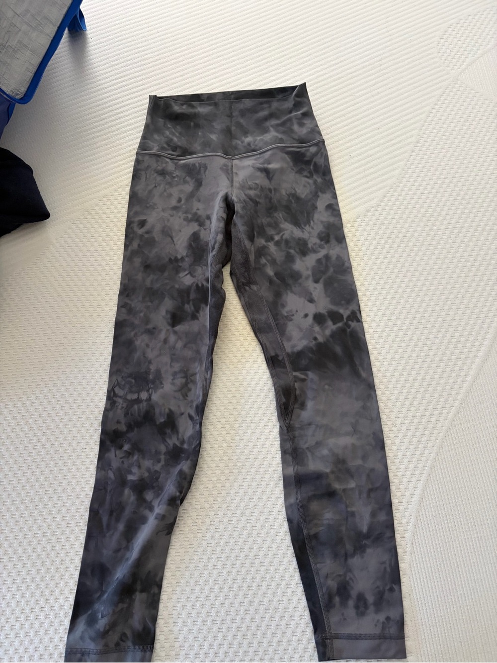 lululemon athletica Black Gray Tie-Dye High-Rise Leggings
